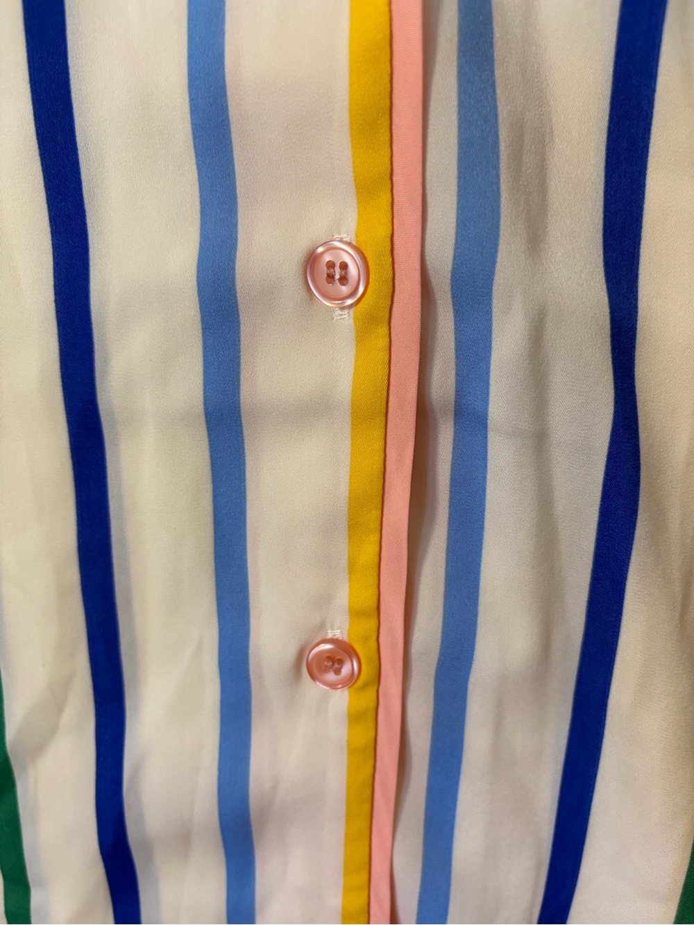Summersalt The Home Edit Cloud 9 Silky PJ Set Rainbow Stripe Size M - Picture 5 of 9